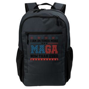 I Am More Maga Now Than Ever Trump 2024 Daily Commute Backpack