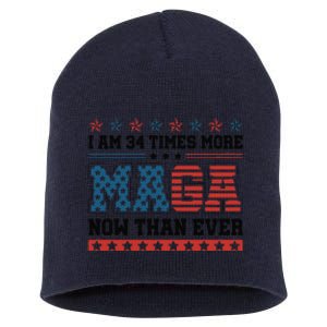 I Am More Maga Now Than Ever Trump 2024 Short Acrylic Beanie