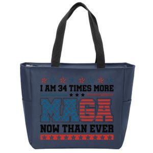 I Am More Maga Now Than Ever Trump 2024 Zip Tote Bag