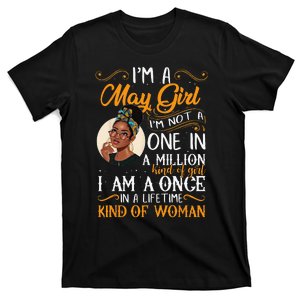 I'm A May Black Wo Taurus T-Shirt