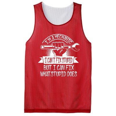 Im A Mechanic Mesh Reversible Basketball Jersey Tank