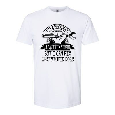 Im A Mechanic Softstyle® CVC T-Shirt