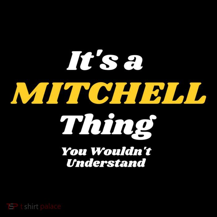 Its A Mitchell Thing You Wouldnt Understand Family Name Great Gift Drawstring Bag
