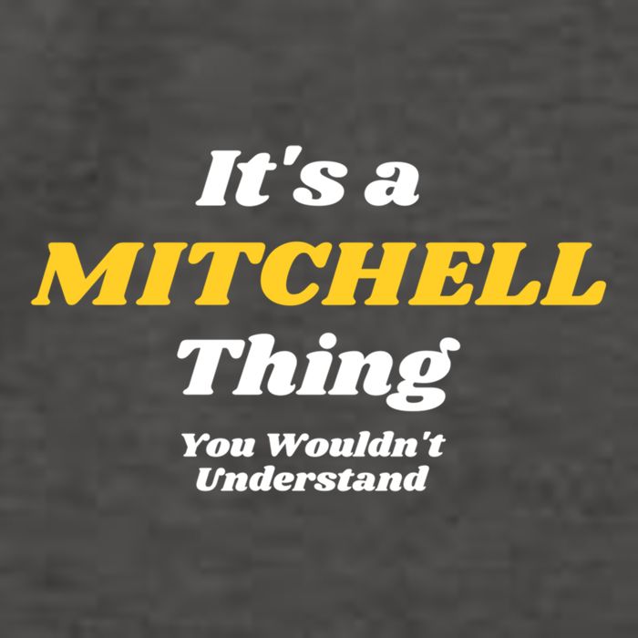 Its A Mitchell Thing You Wouldnt Understand Family Name Great Gift Vector Backpack