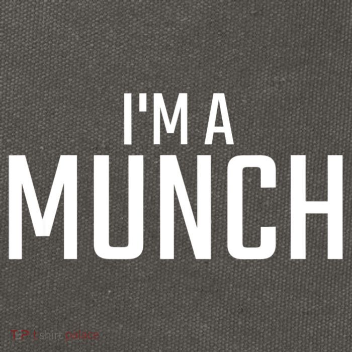 I'm A Munch Funny I'm A Munch Cotton Canvas Backpack