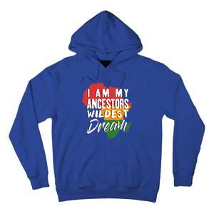 I Am My Ancestors Wildest Dream Black History Month Gift Tall Hoodie