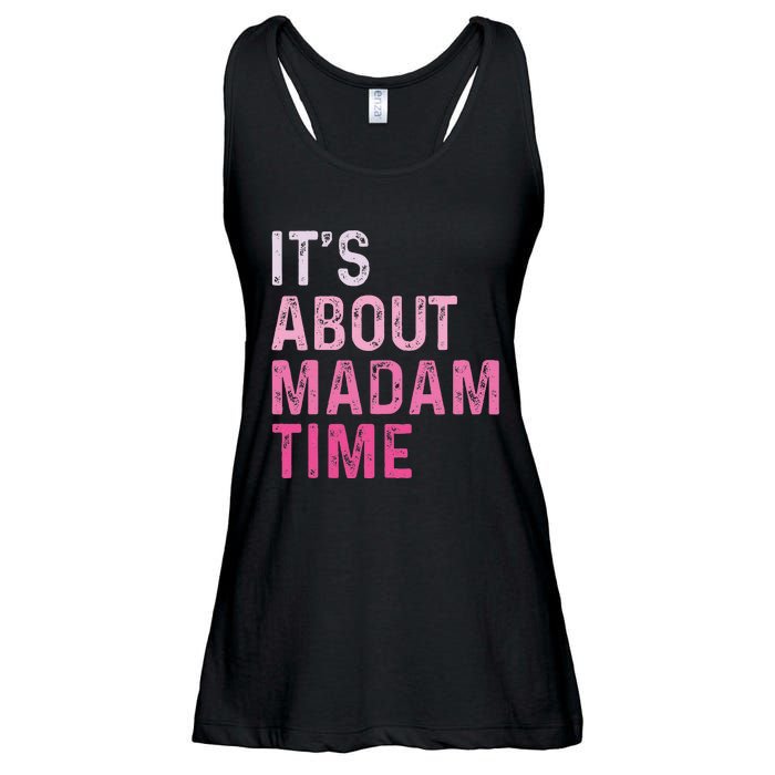 ItS About Madam Time Ladies Essential Flowy Tank