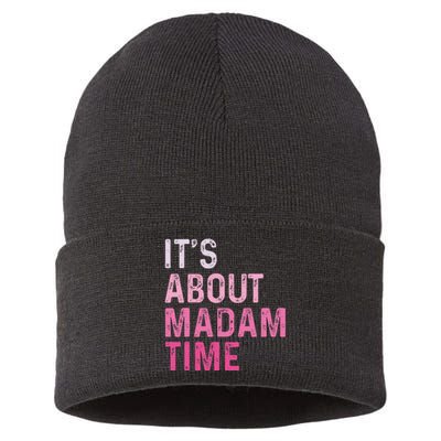 ItS About Madam Time Sustainable Knit Beanie