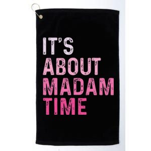 ItS About Madam Time Platinum Collection Golf Towel