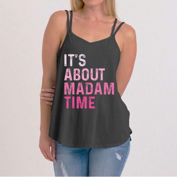 ItS About Madam Time Women's Strappy Tank