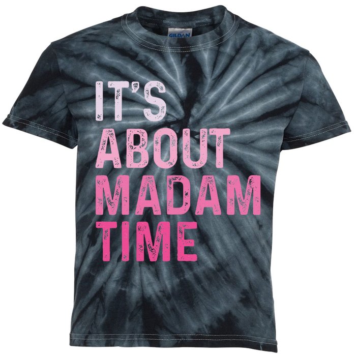 ItS About Madam Time Kids Tie-Dye T-Shirt