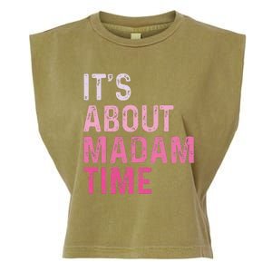 ItS About Madam Time Garment-Dyed Women's Muscle Tee