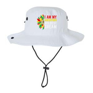 I Am My Ancestors Wildest Dream Sunflower Black History Great Gift Legacy Cool Fit Booney Bucket Hat