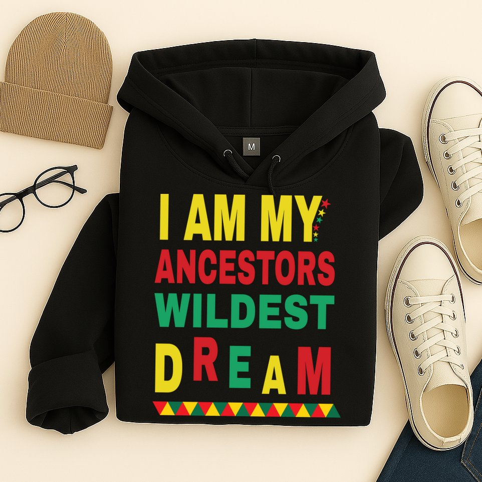 I Am My Ancestors Wildest Dream Black History Month February Hoodie