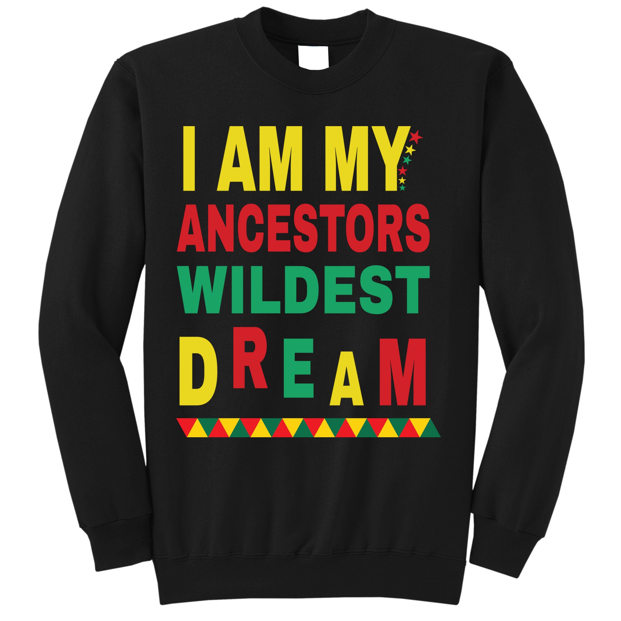 I Am My Ancestors Wildest Dream Black History Month February Sweatshirt