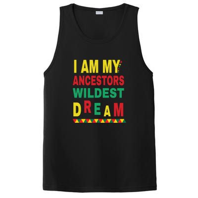 I Am My Ancestors Wildest Dream Black History Month February PosiCharge Competitor Tank