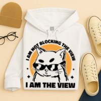 I Am Not Blocking The View I Am The View Funny Cat Hoodie