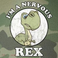 I'm A Nervous Rex Funny Dinosaur Legacy Tie Dye Trucker Hat