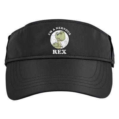 I'm A Nervous Rex Funny Dinosaur Adult Drive Performance Visor