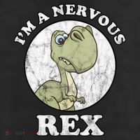 I'm A Nervous Rex Funny Dinosaur 11oz C Handle Ceramic Mug
