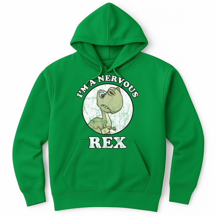 I'm A Nervous Rex Funny Dinosaur Hoodie
