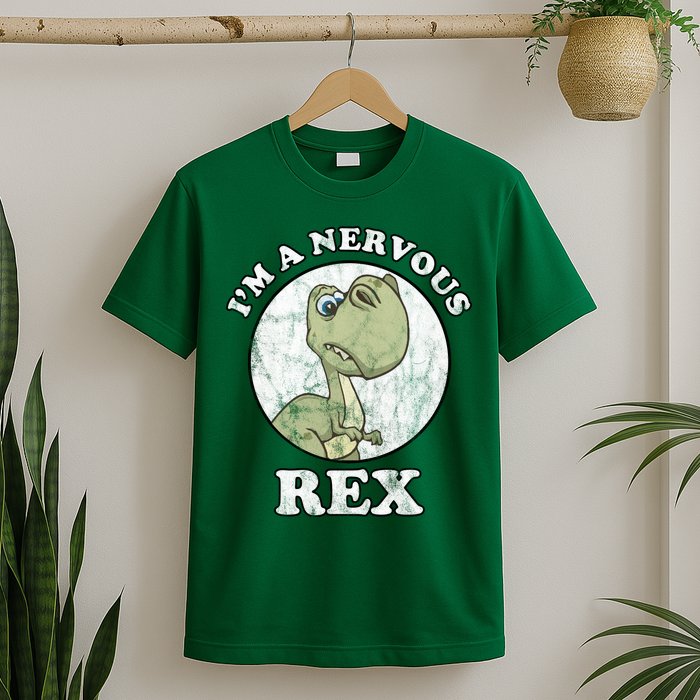 I'm A Nervous Rex Funny Dinosaur T-Shirt