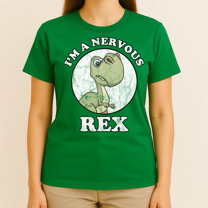 I'm A Nervous Rex Funny Dinosaur T-Shirt