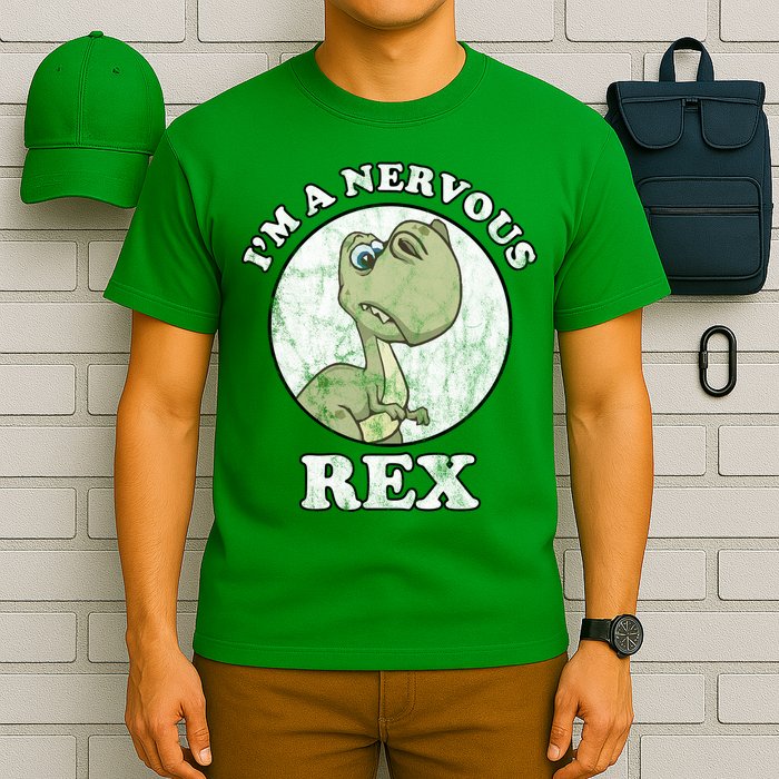 I'm A Nervous Rex Funny Dinosaur T-Shirt