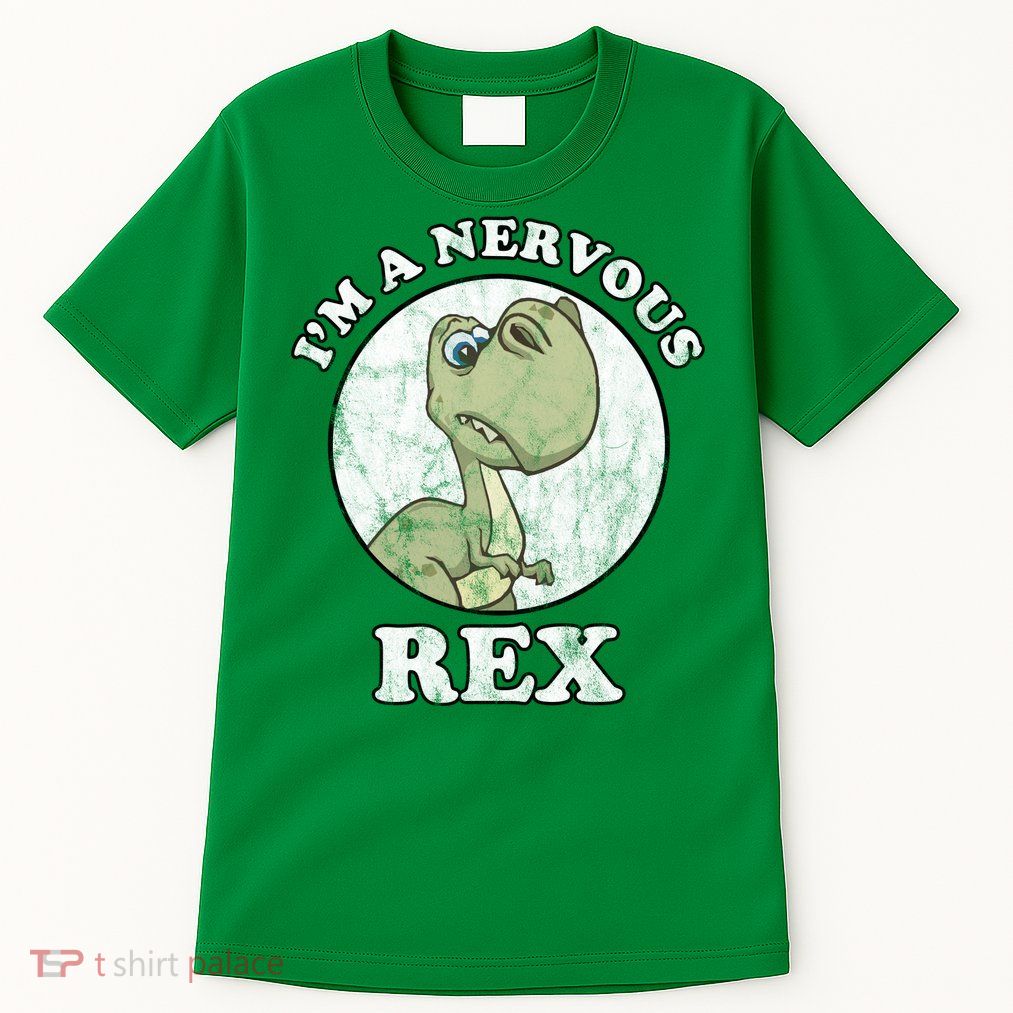I'm A Nervous Rex Funny Dinosaur Tall T-Shirt