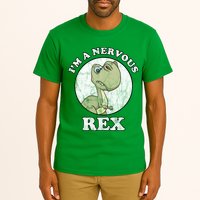 I'm A Nervous Rex Funny Dinosaur Tall T-Shirt