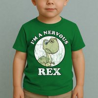 I'm A Nervous Rex Funny Dinosaur Toddler T-Shirt