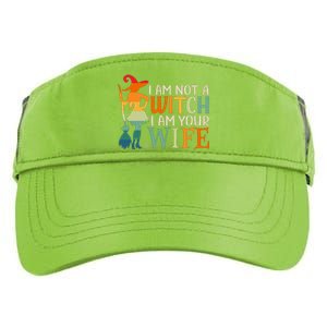 I Am Not Witch I Am Your Wife Halloween Costume Design Gift Adult Drive Performance Visor