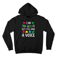 I Am Nonverbal Autism Awareness Neurodiversity Acceptance Hoodie