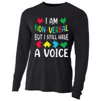 I Am Nonverbal Autism Awareness Neurodiversity Acceptance Cooling Performance Long Sleeve Crew