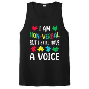 I Am Nonverbal Autism Awareness Neurodiversity Acceptance PosiCharge Competitor Tank