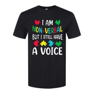 I Am Nonverbal Autism Awareness Neurodiversity Acceptance Softstyle CVC T-Shirt