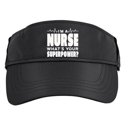 I'm A Nurse What's Your Superpower Adult Drive Performance Visor