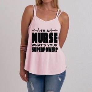 I'm A Nurse What's Your Superpower Women's Strappy Tank