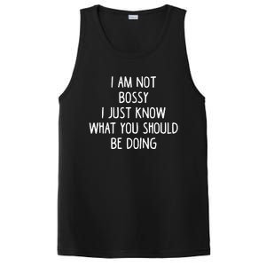 I Am Not Bossy I Just Know What You Should Be Doing Funny PosiCharge Competitor Tank