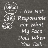 I Am Not Responsible For What My Face Does When You Talk Cotton Canvas Backpack