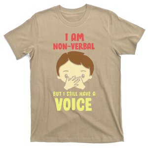 I Am Non Verbal Autistic Autism Awareness T-Shirt