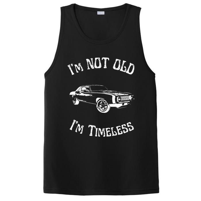 I Am Not Old Just Timeless Fathers PosiCharge Competitor Tank