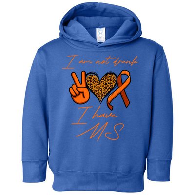 I Am Not Drunk I Have Ms Gift Toddler Hoodie
