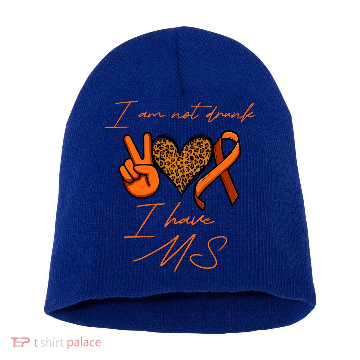 I Am Not Drunk I Have Ms Gift Short Acrylic Beanie