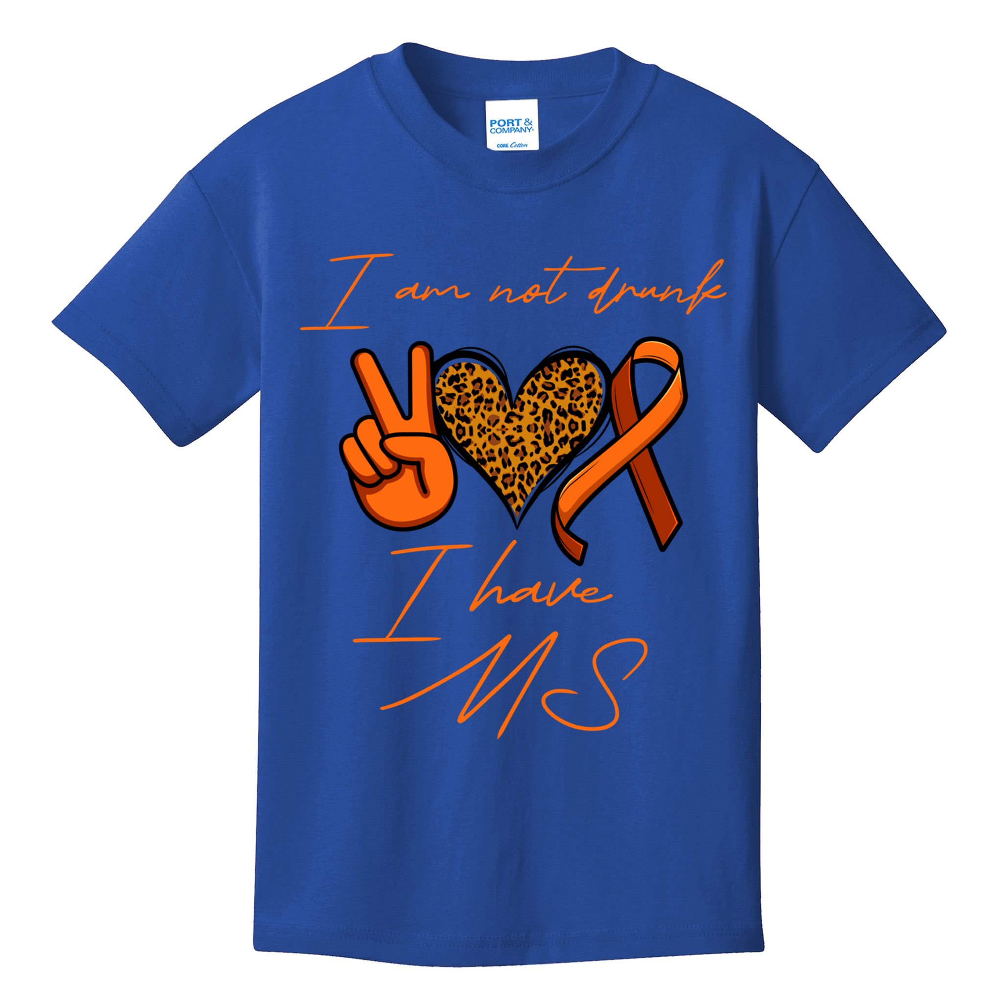 I Am Not Drunk I Have Ms Gift Kids T-Shirt