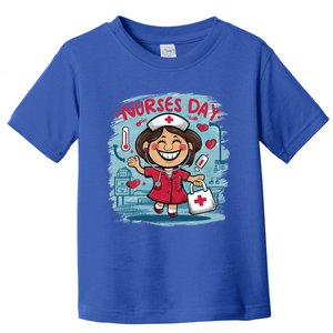 International And National Nurses Day Happy Nurses Day Cute Gift Toddler T-Shirt