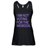 I Am Not Voting For The Weirdos Ladies Essential Flowy Tank