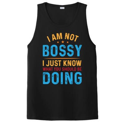 I Am Not Bossy I Just Know What You Should Be Doing Cute Gift PosiCharge Competitor Tank