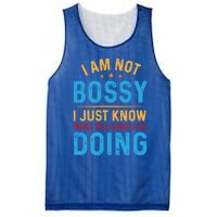 I Am Not Bossy I Just Know What You Should Be Doing Cute Gift Mesh Reversible Basketball Jersey Tank