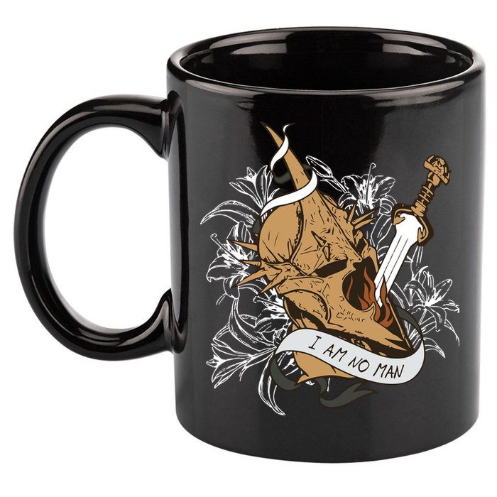 I Am No Man Eowyn Book Lover Gift Lotr 11oz C Handle Ceramic Mug
